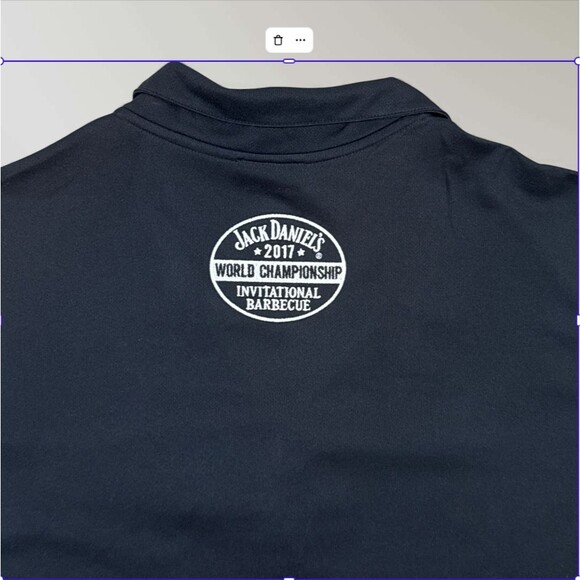 Jack Daniel's 2017 Invitational BBQ Women's Polo Short Sleeve Embroidered Sz XXL - Picture 4 of 8